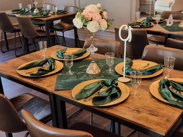 Reception table floral design Richmond Kentucky